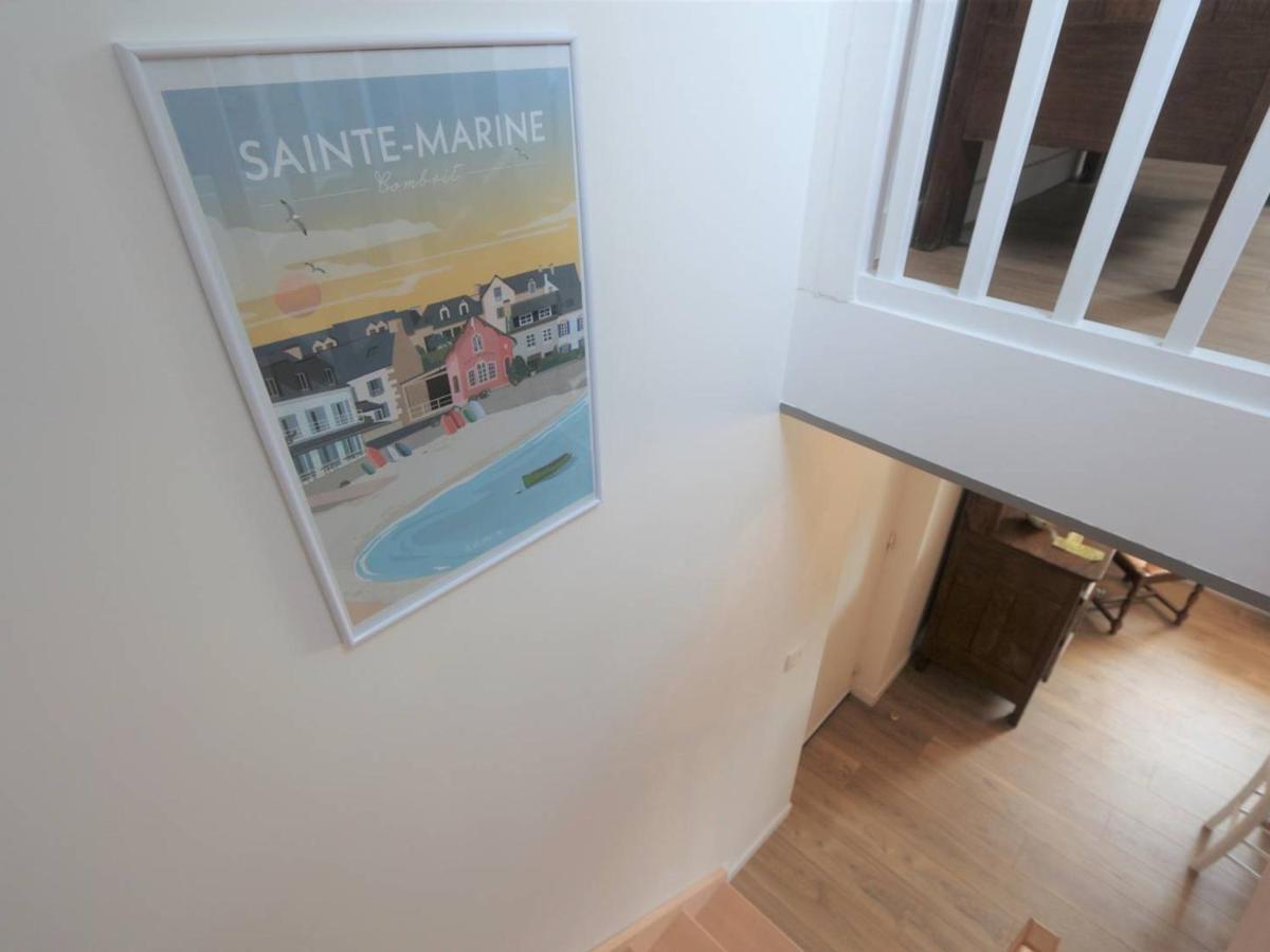 Combrit Sainte-Marine: T2 Duplex Renove Avec Jardin Prive Et Vue Sur Port - Fr-1-481-91 Apartment Luaran gambar